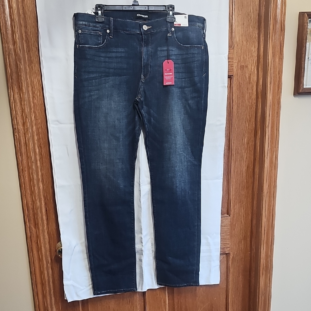 Express Women's Midnight Blue Skinny Jeans